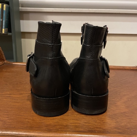 Mark Nason Los Angeles Black Moto Biker Booties Boots Size 8 - Picture 6 of 6
